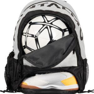 Mochila de Fútbol Gris/Negro