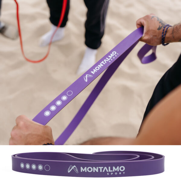 Banda Elástica Morada Nivel 4 – Resistencia Alta - Imagen 2