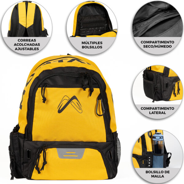 Mochila de Fútbol Amarilla - Imagen 8