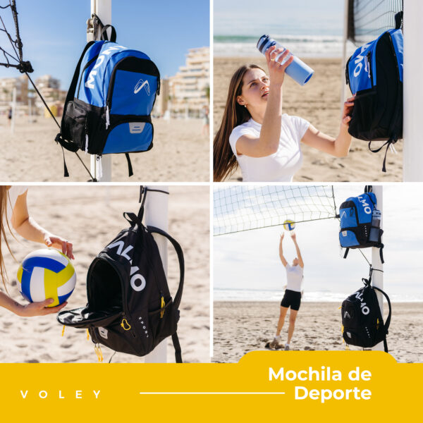 Mochila de Fútbol Amarilla - Imagen 4