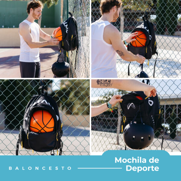 [Edición Limitada] Mochila de Fútbol para Niño - Azul Camuflaje - Imagen 5