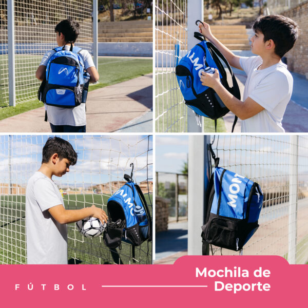 [Edición Limitada] Mochila de Fútbol para Niña - Rosa Camuflaje - Imagen 4