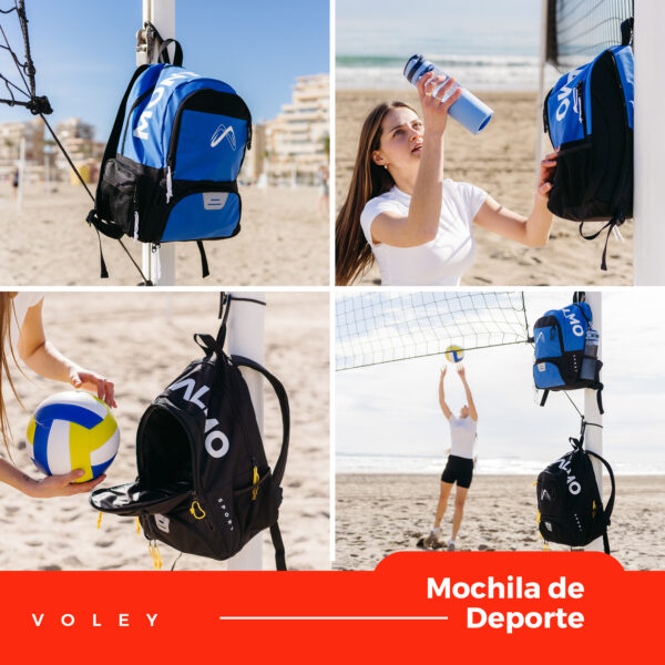 Mochila de Fútbol Naranja + Toalla - Imagen 6