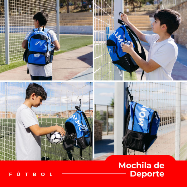 Mochila de Fútbol Infantil con Zapatillero - Imagen 2
