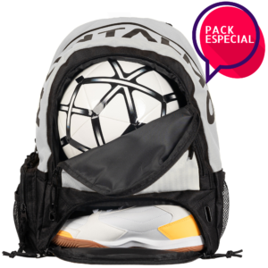Mochila de Fútbol Gris/Negro
